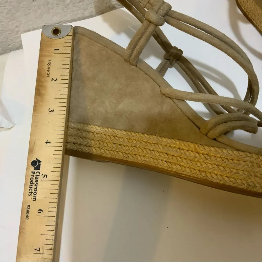 Prada suede Espadrilles Wedges Women beige Italy